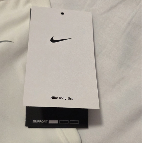 Nike Women's Dri-Fit White Sports Bra - Light Support - Picture 6 of 6